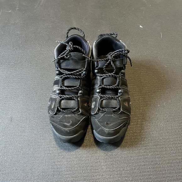 Nike Air Uptempto All Black Reflective - Picture 5 of 6